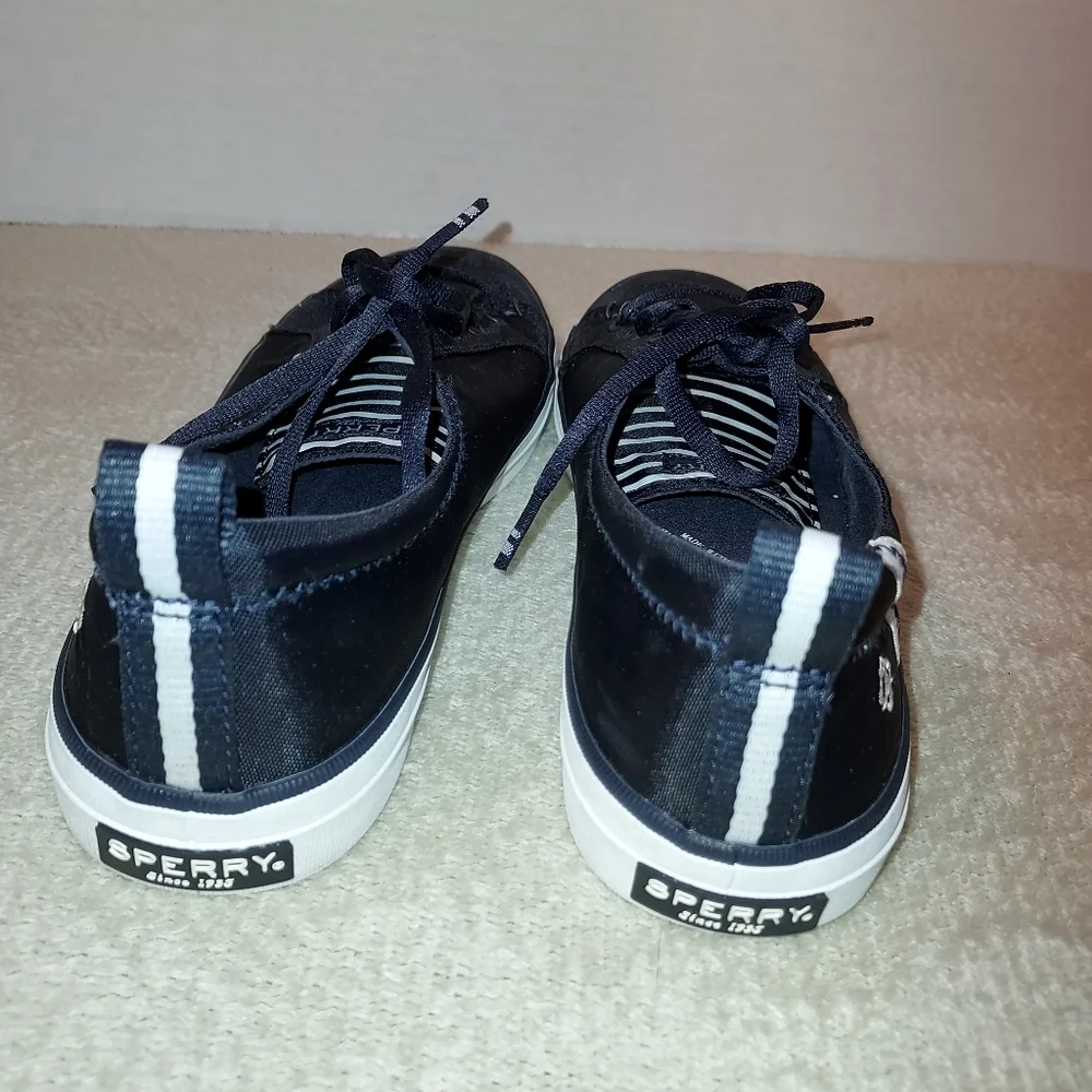 Sperry Top-Sider Women's Crest Vibe Bionic Black Sneakers  size 7.5